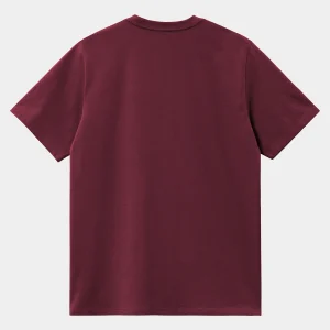 Carhartt WIP T-Shirts & Polos>S/S Pocket T-Shirt Malbec