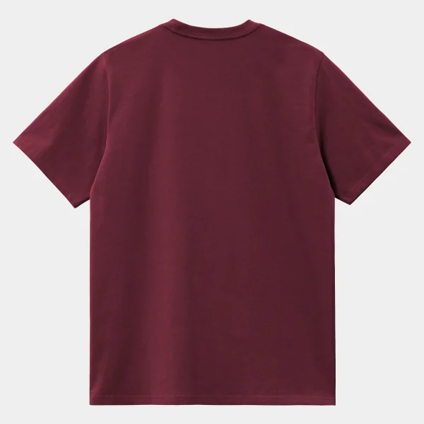 Carhartt WIP T-Shirts & Polos>S/S Pocket T-Shirt Malbec