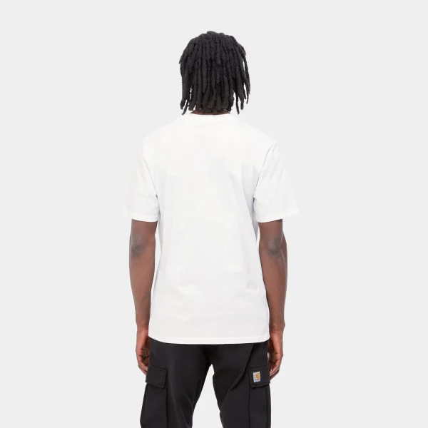 Carhartt WIP T-Shirts & Polos>S/S Script T-Shirt White / Black