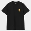 Carhartt WIP T-Shirts & Polos>S/S Signal T-Shirt Black