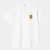 Carhartt WIP T-Shirts & Polos>S/S Signal T-Shirt White