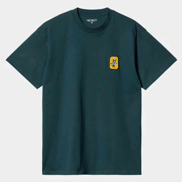 Carhartt WIP T-Shirts & Polos>S/S Signal T-Shirt Duck Blue