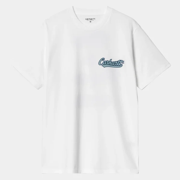 Carhartt WIP T-Shirts & Polos>S/S Spill T-Shirt White