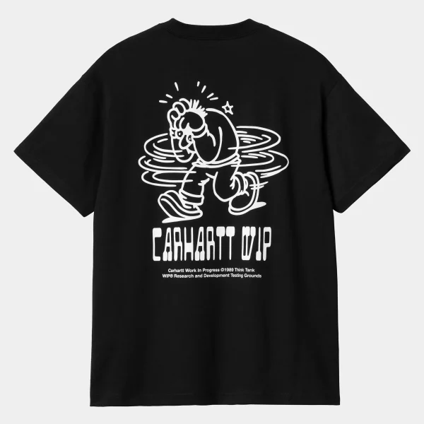 Carhartt WIP T-Shirts & Polos>S/S Think Tank T-Shirt Black