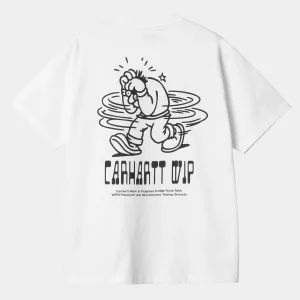 Carhartt WIP T-Shirts & Polos>S/S Think Tank T-Shirt White