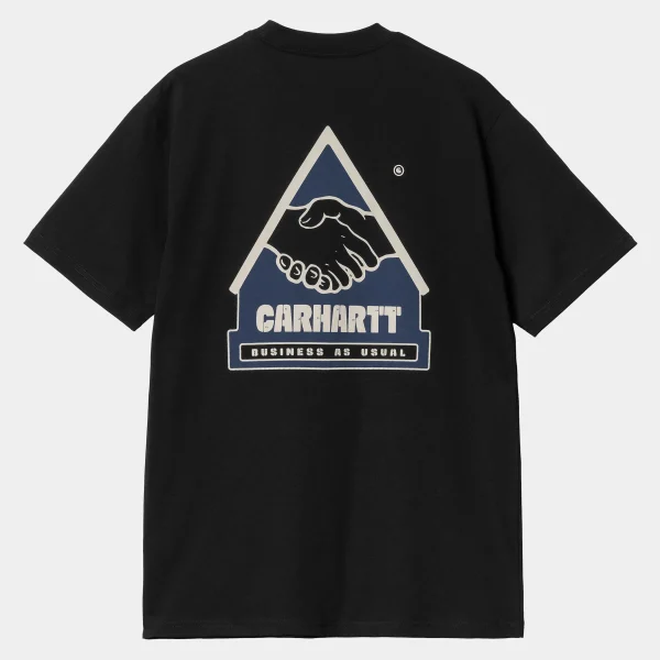 Carhartt WIP T-Shirts & Polos>S/S Trade T-Shirt Black