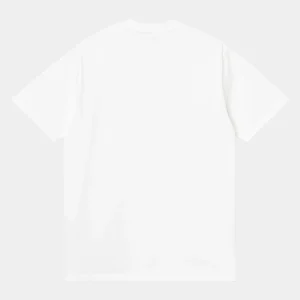 Carhartt WIP T-Shirts & Polos>S/S University Script T-Shirt White / Black