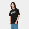 Carhartt WIP T-Shirts & Polos>S/S University T-Shirt Black / White