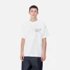 Carhartt WIP T-Shirts & Polos>S/S WIP Pencil T-Shirt White / Black