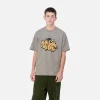 Carhartt WIP T-Shirts & Polos>S/S Yute T-Shirt Misty Grey