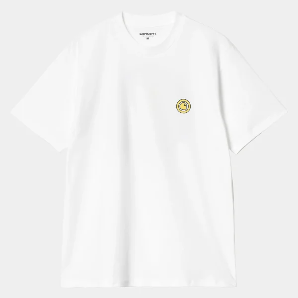 Carhartt WIP T-Shirts & Polos>S/S Zipper T-Shirt White