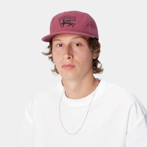 Carhartt WIP Accessoires | Accessoires>Stamp Cap Dusty Fuchsia / Black