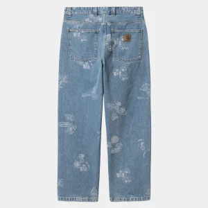 Carhartt WIP Denim | Hosen>Stamp Pant Stamp Print, Blue