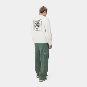 Carhartt WIP Sweats>Stamp Sweat Ash Heather / Black