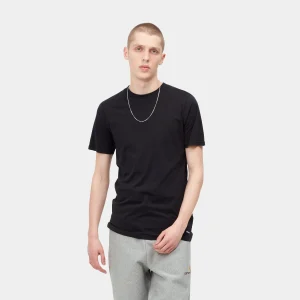 Carhartt WIP Unterwäsche>Standard Crew Neck T-Shirt Black + Black