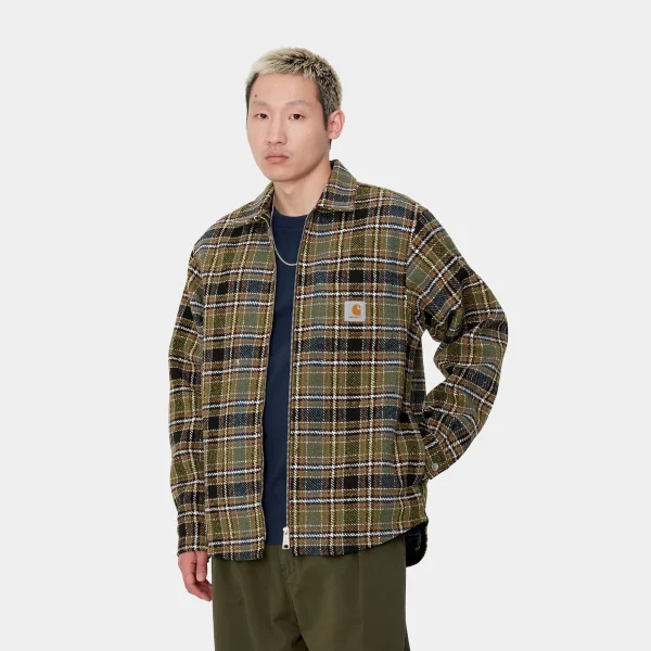 Carhartt WIP Jacken & Mäntel | Hemden>Stroy Shirt Jac Stroy Check, Black