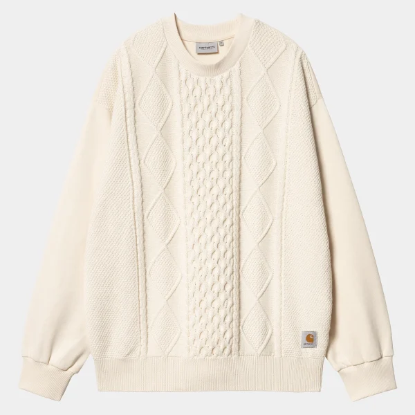 Carhartt WIP Strick>Tridon Sweater Natural