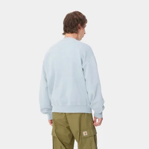 Carhartt WIP Sweats>Vista Sweat Dusty Ice