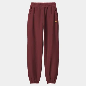 Carhartt WIP Sweats | Hosen>W' American Script Sweat Pant Malbec