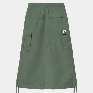 Carhartt WIP Kleider & Röcke>W' Cargo Skirt Long Duck Green