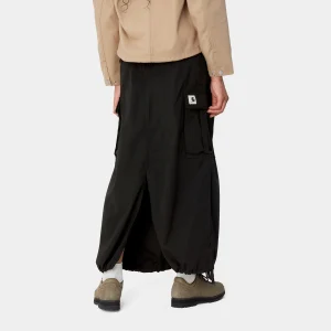 Carhartt WIP Kleider & Röcke>W' Cargo Skirt Long Black