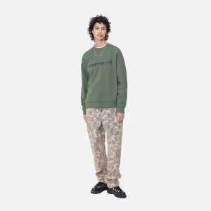 Carhartt WIP Sweats>W' Carhartt Sweatshirt Duck Green / Aura