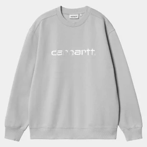 Carhartt WIP Sweats>W' Carhartt Sweatshirt Basalt / White