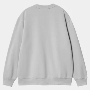 Carhartt WIP Sweats>W' Carhartt Sweatshirt Basalt / White