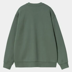 Carhartt WIP Sweats>W' Carhartt Sweatshirt Duck Green / Aura