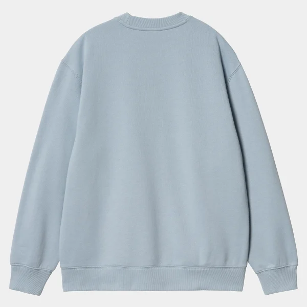 Carhartt WIP Sweats>W' Carhartt Sweatshirt Misty Sky / White