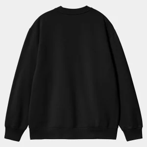 Carhartt WIP Sweats>W' Carhartt Sweatshirt Black / White