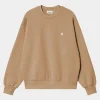 Carhartt WIP Sweats>W' Casey Sweatshirt Peanut / Silver