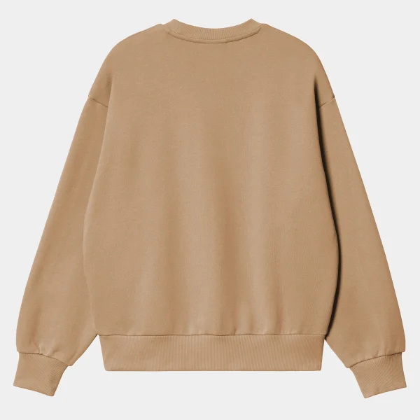 Carhartt WIP Sweats>W' Casey Sweatshirt Peanut / Silver