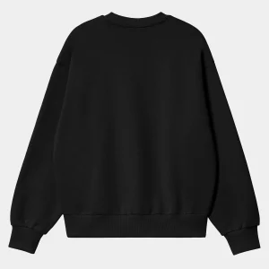 Carhartt WIP Sweats>W' Casey Sweatshirt Black / Silver