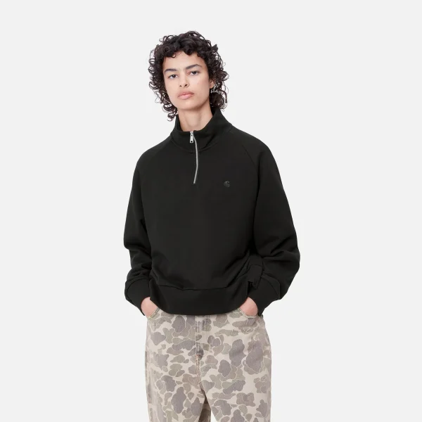 Carhartt WIP Sweats>W' Colburn High Neck Sweat Black