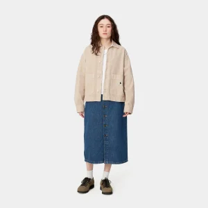 Carhartt WIP Kleider & Röcke | Denim>W' Colby Skirt Blue