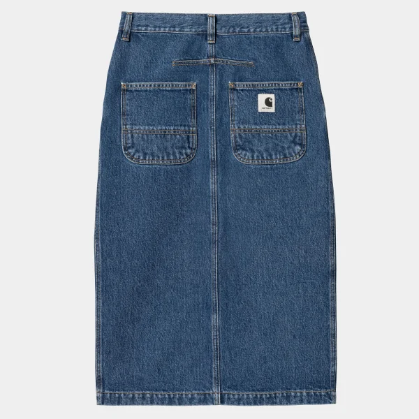 Carhartt WIP Kleider & Röcke | Denim>W' Colby Skirt Blue