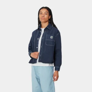 Carhartt WIP Jacken | Hemden>W' Georgia Shirt Jac Air Force Blue