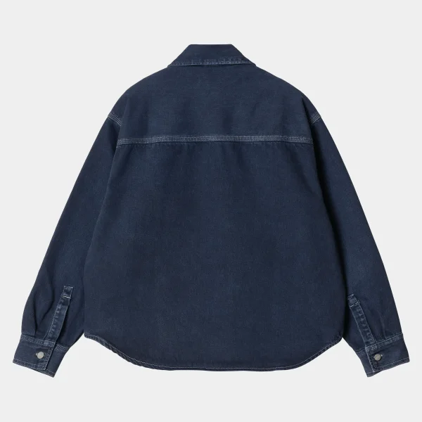 Carhartt WIP Jacken | Hemden>W' Georgia Shirt Jac Air Force Blue