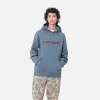 Carhartt WIP Sweats>W' Hooded Carhartt Sweatshirt Positano / Malbec