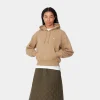 Carhartt WIP Sweats>W' Hooded Casey Sweatshirt Peanut / Silver