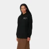 Carhartt WIP Sweats>W' Hooded Lips Sweat Black