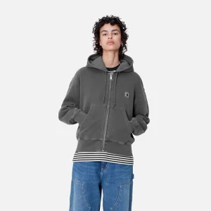 Carhartt WIP Sweats>W' Hooded Nelson Jacket Graphite