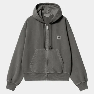 Carhartt WIP Sweats>W' Hooded Nelson Jacket Graphite