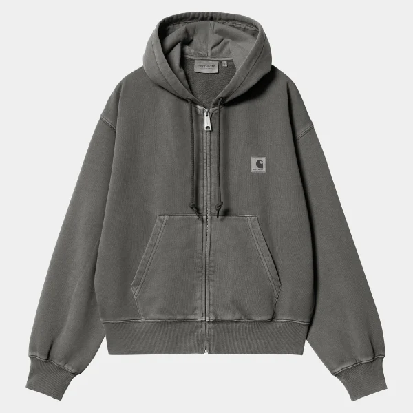 Carhartt WIP Sweats>W' Hooded Nelson Jacket Graphite