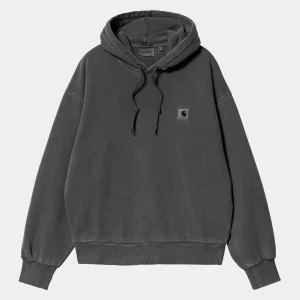 Carhartt WIP Sweats>W' Hooded Nelson Sweatshirt Graphite