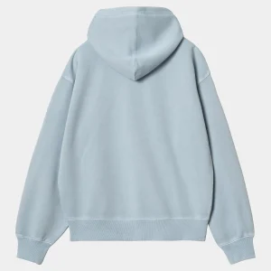 Carhartt WIP Sweats>W' Hooded Nelson Sweatshirt Dusty Ice