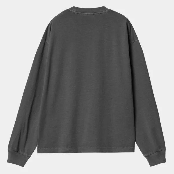 Carhartt WIP T-Shirts>W' L/S Nelson T-Shirt Graphite