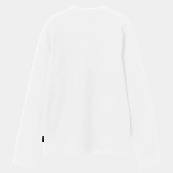 Carhartt WIP T-Shirts>W' L/S Serena T-Shirt White