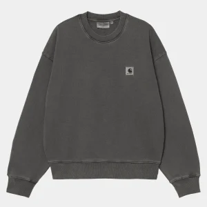 Carhartt WIP Sweats>W' Nelson Sweatshirt Graphite